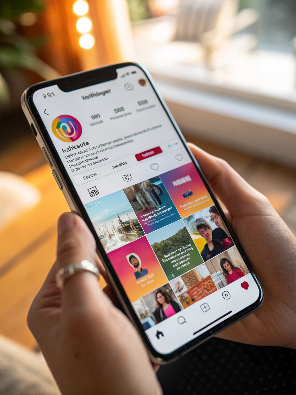 Instagram app interface