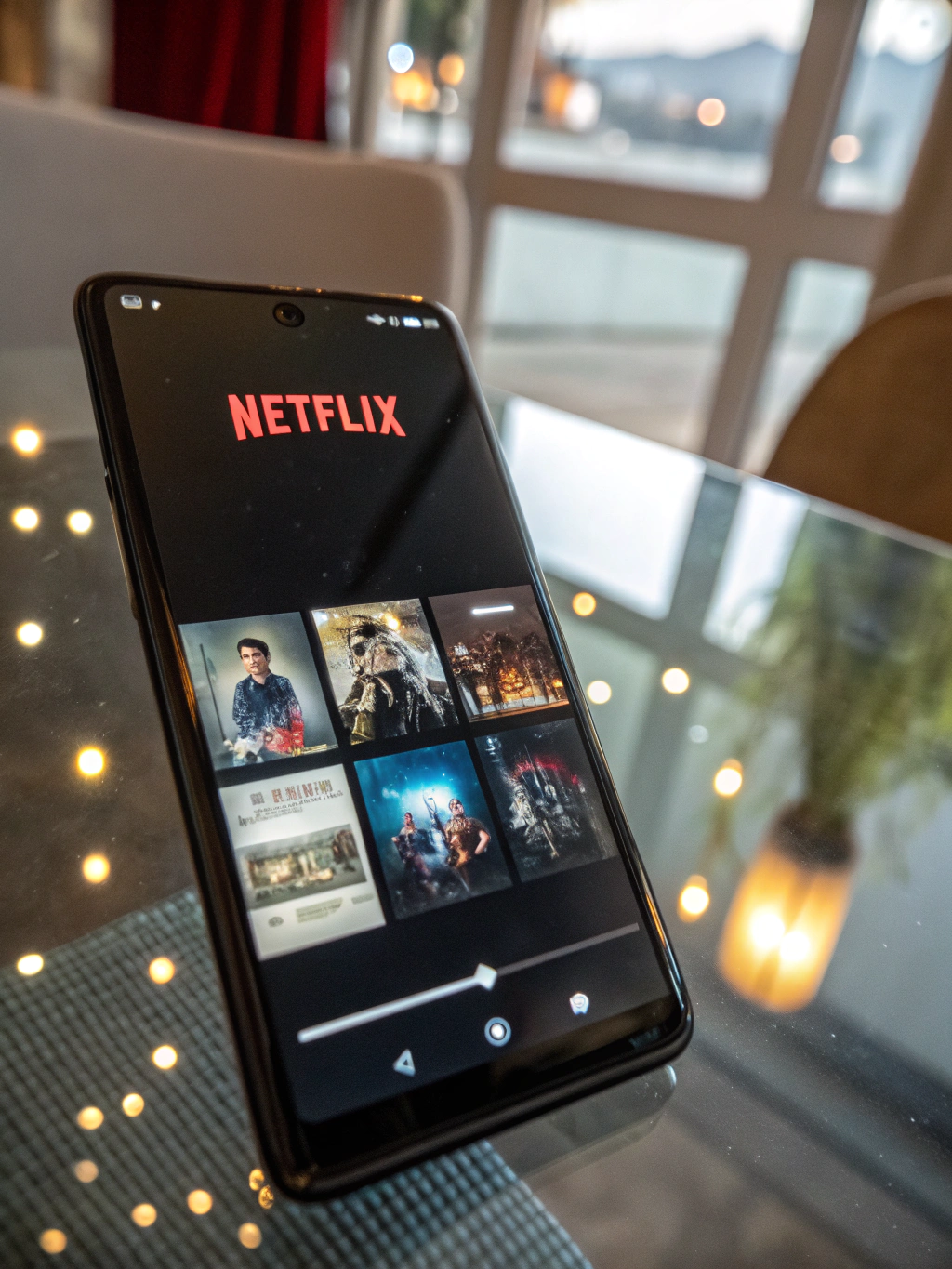 Netflix app interface