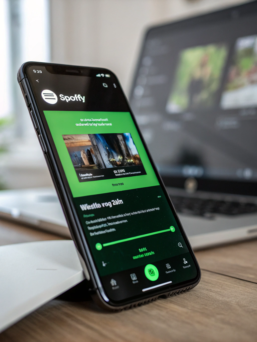 Spotify app interface